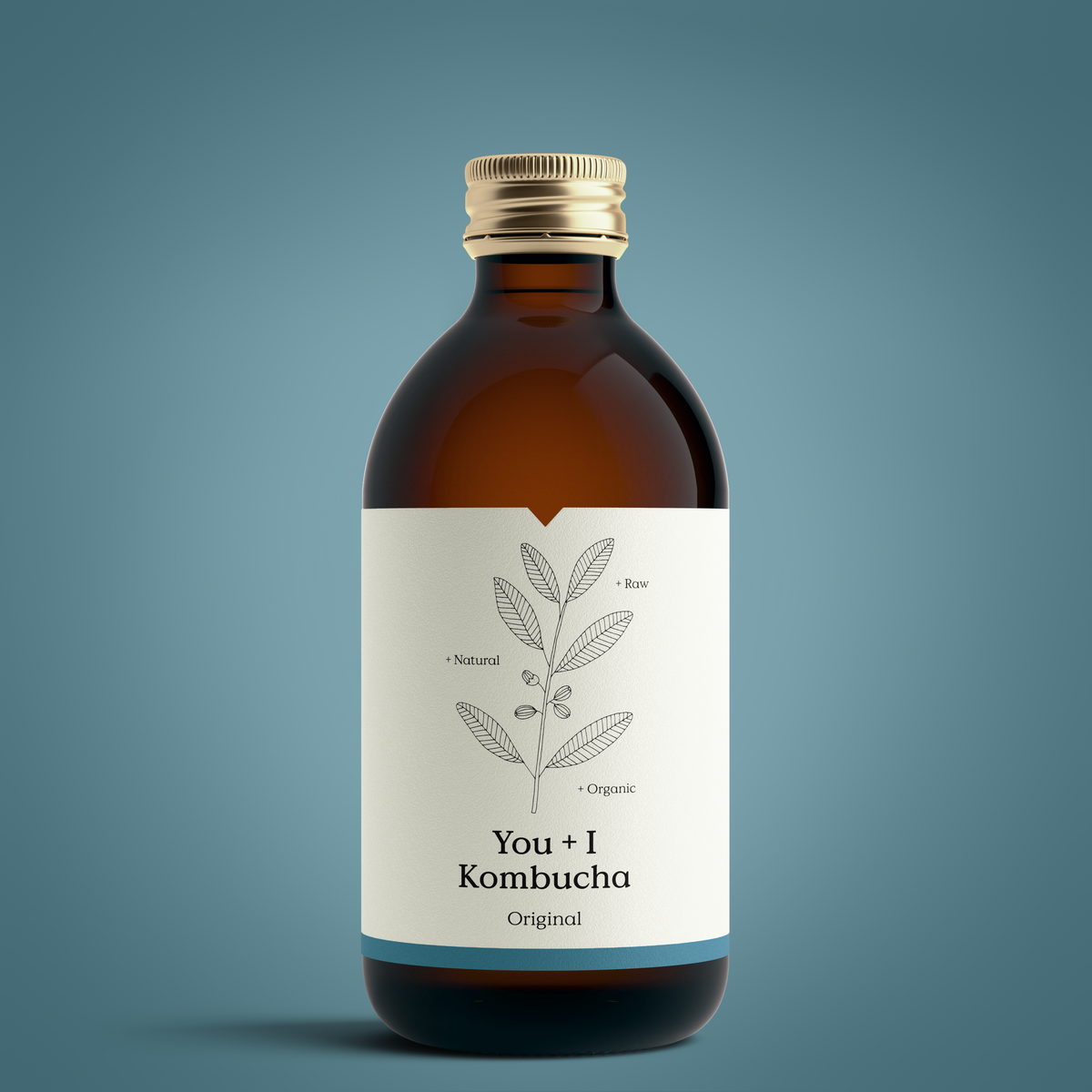 Bottle of You + I Original kombucha