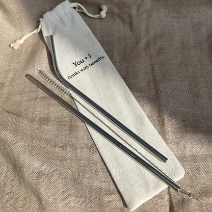 Reusable Straw Set - You + I
